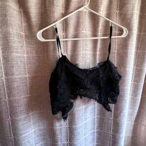 Chic Black Lace Bralette